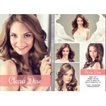 5.5x8.5 Color Model Comp Cards (Two Sides Color)